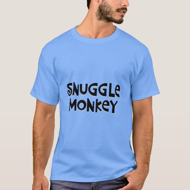Snuggle Monkey T-Shirt (Front)