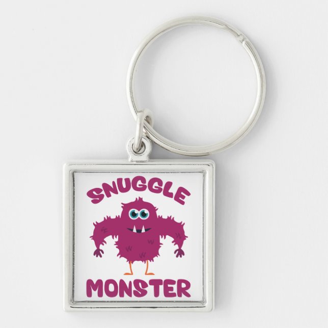 Snuggle Monster Key Ring (Front)
