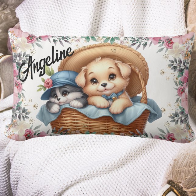 Snuggle Pals Personalised Lumbar Pillow (Creator Uploaded)