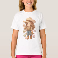Snuggle Pup Cowboy girl with birds