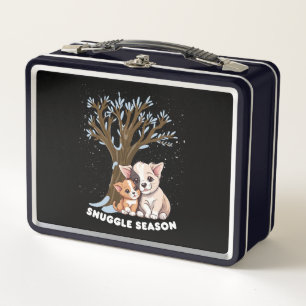 Snuggle Season Metal Lunch Box