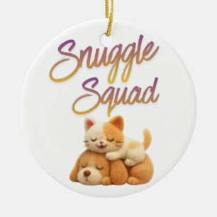 Snuggle Squad  Ceramic Tree Decoration