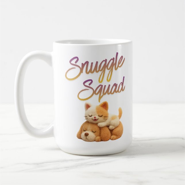 Snuggle Squad  Coffee Mug (Left)