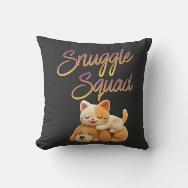 Snuggle Squad  Cushion (Front)