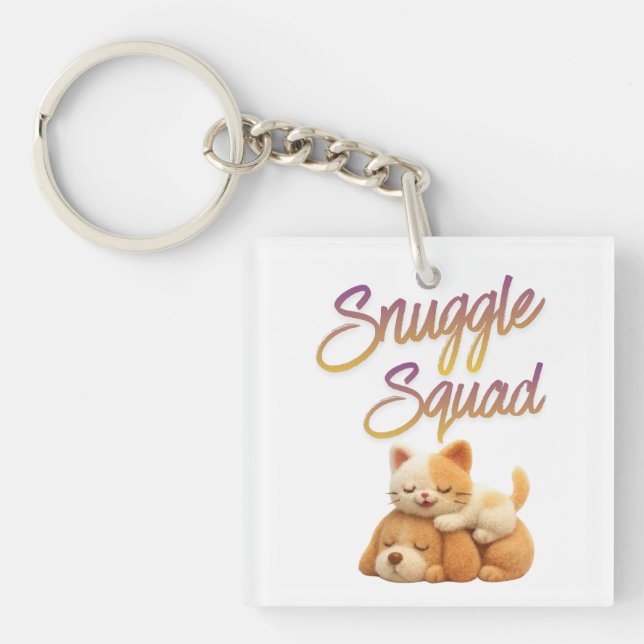 Snuggle Squad  Key Ring (Front)