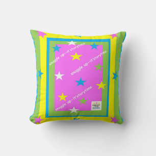 snuggle up - it's storytime cushion