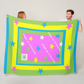 snuggle up - it's storytime XL Fleece Blanket