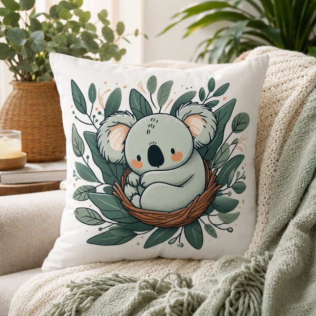 Snuggle Up with Our Adorable Koala Plush Pillow (Snuggle Up with Our Adorable Koala Plush Pillow)