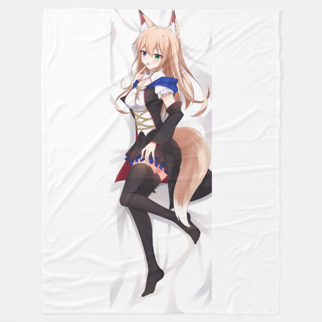 Snuggle with kit dakimakura blanket front (Front)