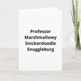 SnuggleNames: Personalised Pet Name Greeting Card