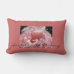 Snuggler with Mummy Throw Pillows Pink Rose