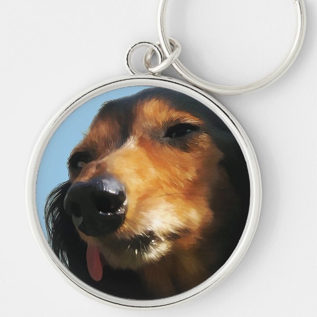 Snuggles Chillin Key Ring (Front)