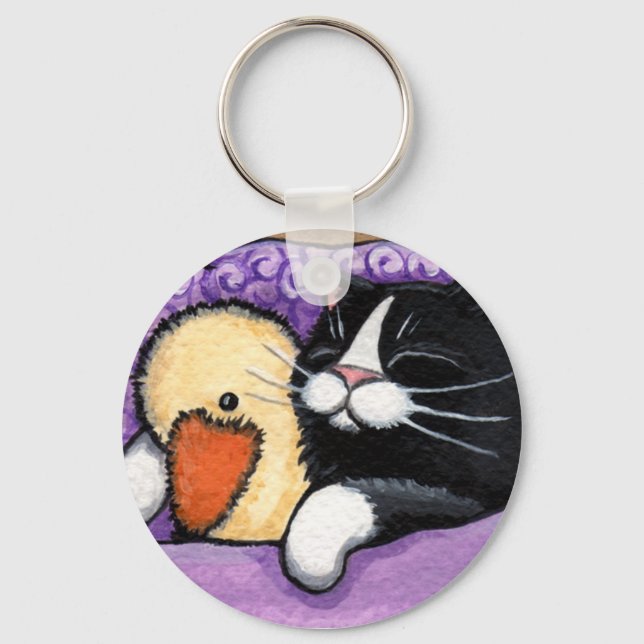 Snuggly Duck Keychain (Front)