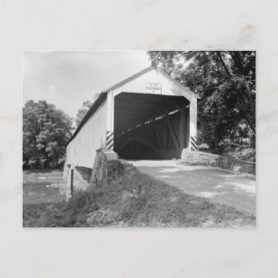 Snyder's Fording Covered Bridge Postcard