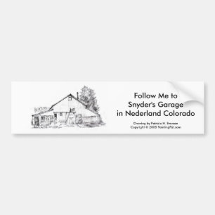 Snyder's Garage, Bumber Sticker