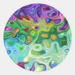 So abstract 4.1 classic round sticker