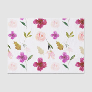So Beautiful Watercolor Floral Tissue Paper