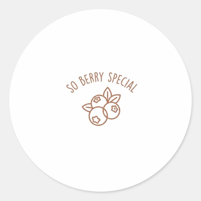 So Berry Special Cute Vinyl Sticker  (Front)