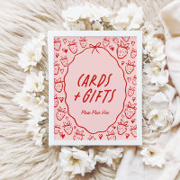 So Berry Sweet Whimsical Coquette Cards & Gifts