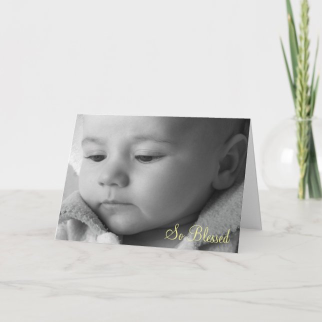 So Blessed Card (Front)