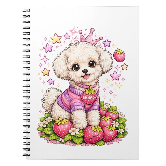 So Blessed™ StarBerry & MooMoo | Jeremiah 17:7 KJV Notebook (Front)