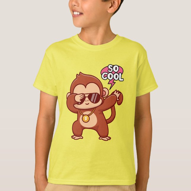 so cool monkey kid T-shirt (Front)