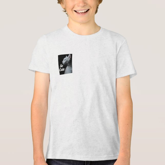 “So Cute Cat Kids T-Shirt – Adorable Kitty Tee for (Front)