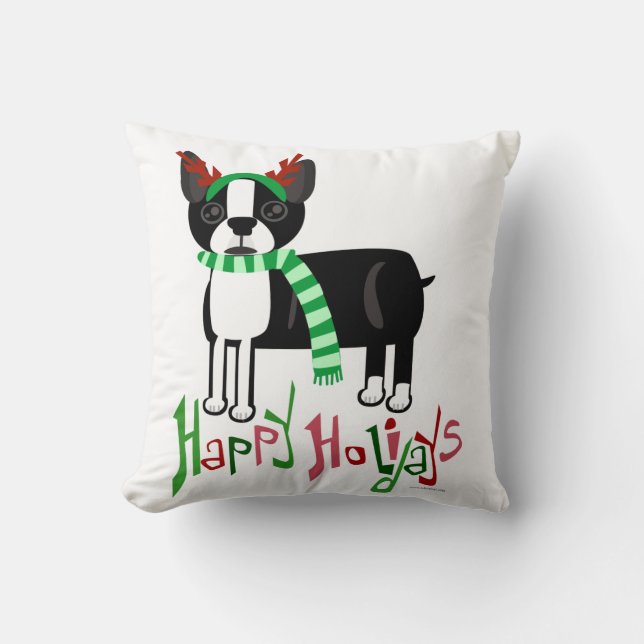 So Cute Holiday Dog Cushion (Front)