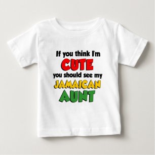 So Cute Jamaican Aunt Baby T-Shirt