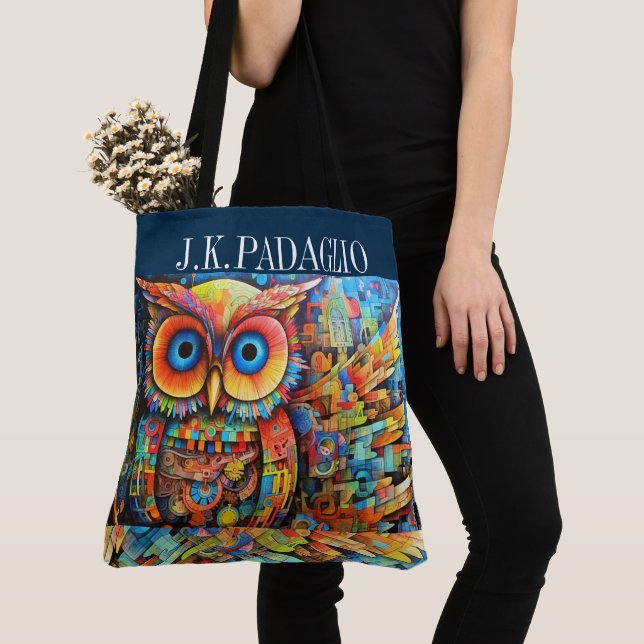 So Cute Owl Tote - See Back (Close Up)