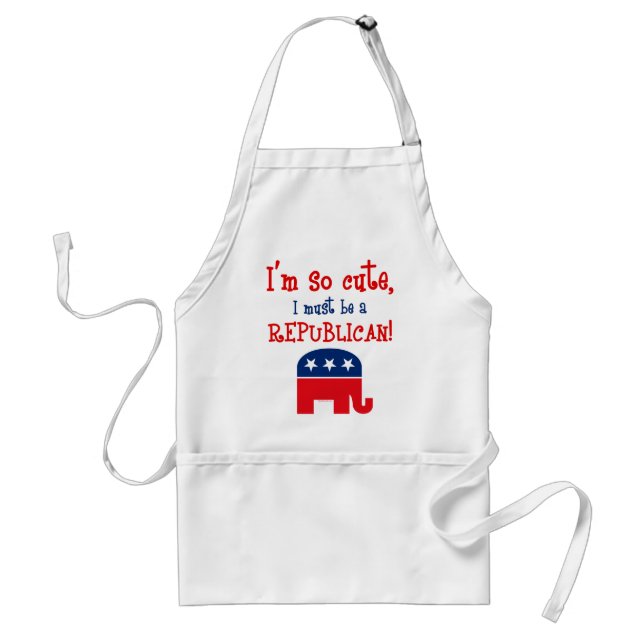 So Cute Republican Apron (Front)