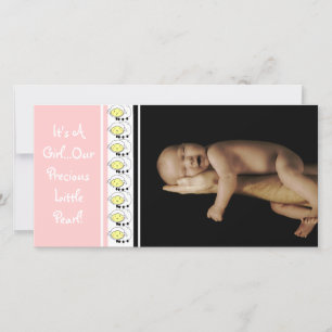 So Cute Stacked Sheep It's A Girl... Our Pearl Announcement