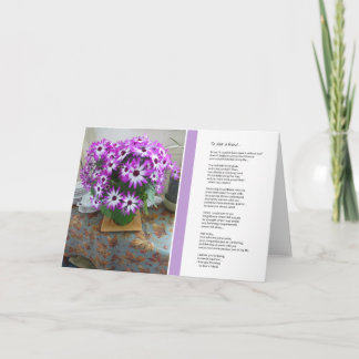 So dear a friend... card