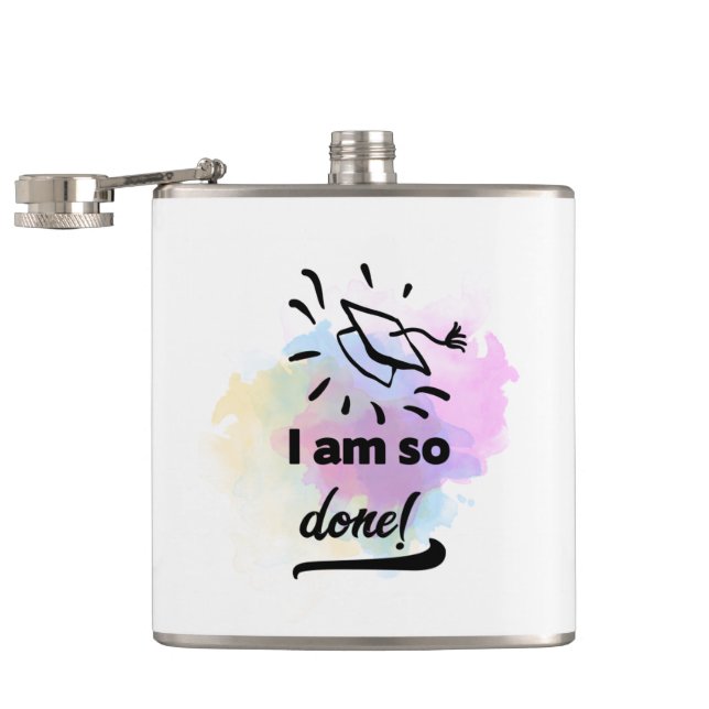 So Done Grad Hip Flask (Opened)