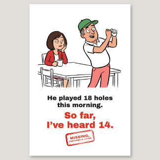 So Far, I've Heard 14: Funny Golf Tea Towel