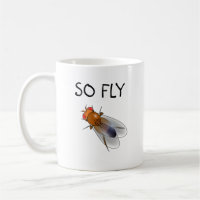 So fly Drosophila mug
