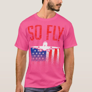So Fly USA Pilot Aeroplane T-Shirt