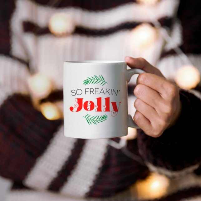 So Freakin' Jolly Two-Tone Coffee Mug (Creator Uploaded)