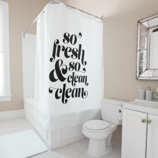 So Fresh & So Clean Shower Curtain