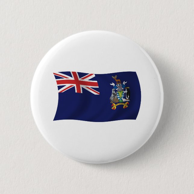 So Georgia And Sandwich Flag Button (Front)