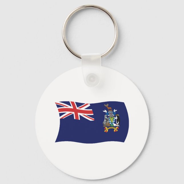 So Georgia And Sandwich Flag Keychain (Front)