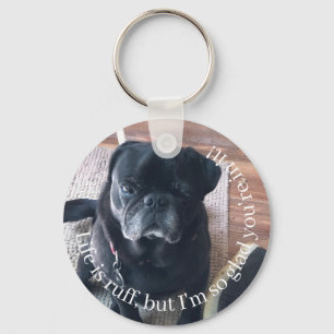 So Glad You're in my Life Customisable Photo Key Ring
