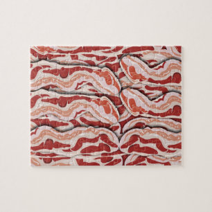So Good Bacon Pattern Jigsaw Puzzle