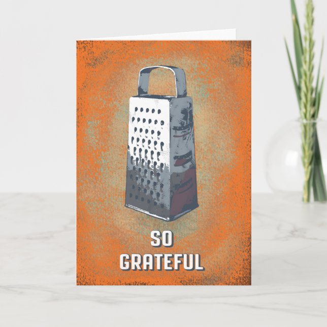 "SO GRATEFUL" thank you card (Front)