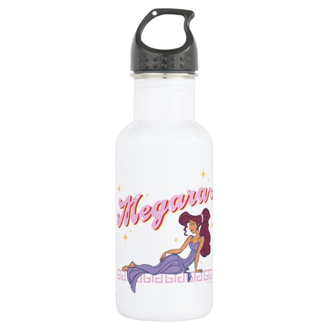So Greek. So Chic. Megara Stainless Steel Water Bo 532 Ml Water Bottle (Front)