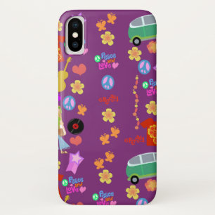 So Groovy 60's Purple Pattern Case-Mate iPhone Case