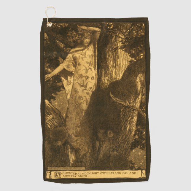 So haunted Moonlight Guardians of the Night Golf Towel (Front)
