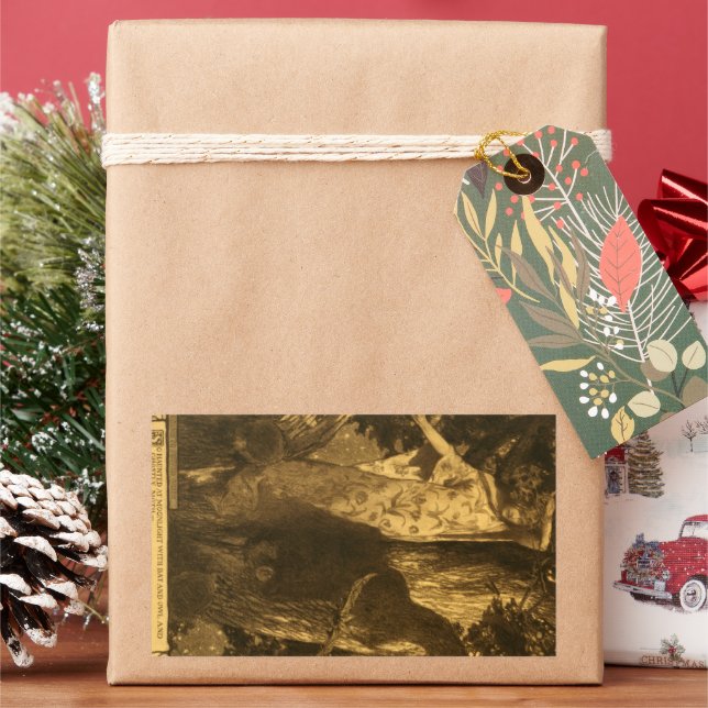 So haunted Moonlight Guardians of the Night Rectangular Sticker (Holiday)