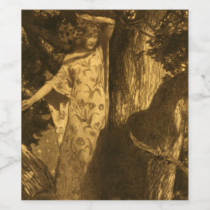 So haunted Moonlight Guardians of the Night Wine Label