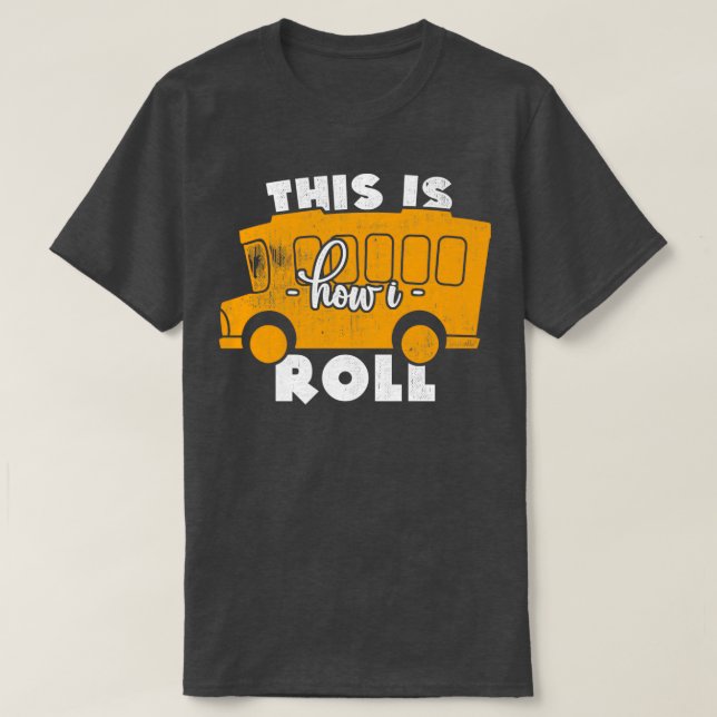 So I drive bus driver bus retirement pension retir T-Shirt (Design Front)